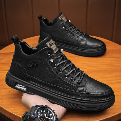 Kvinnors High-Top Sneakers Trendig Design 4