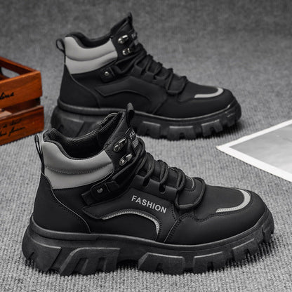 Kvinnors High-Top Sneakers Trendig Design 6