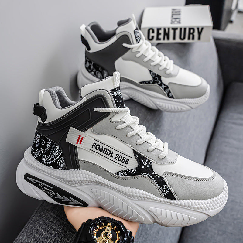 Kvinnors High-Top Sneakers Trendig Design 6