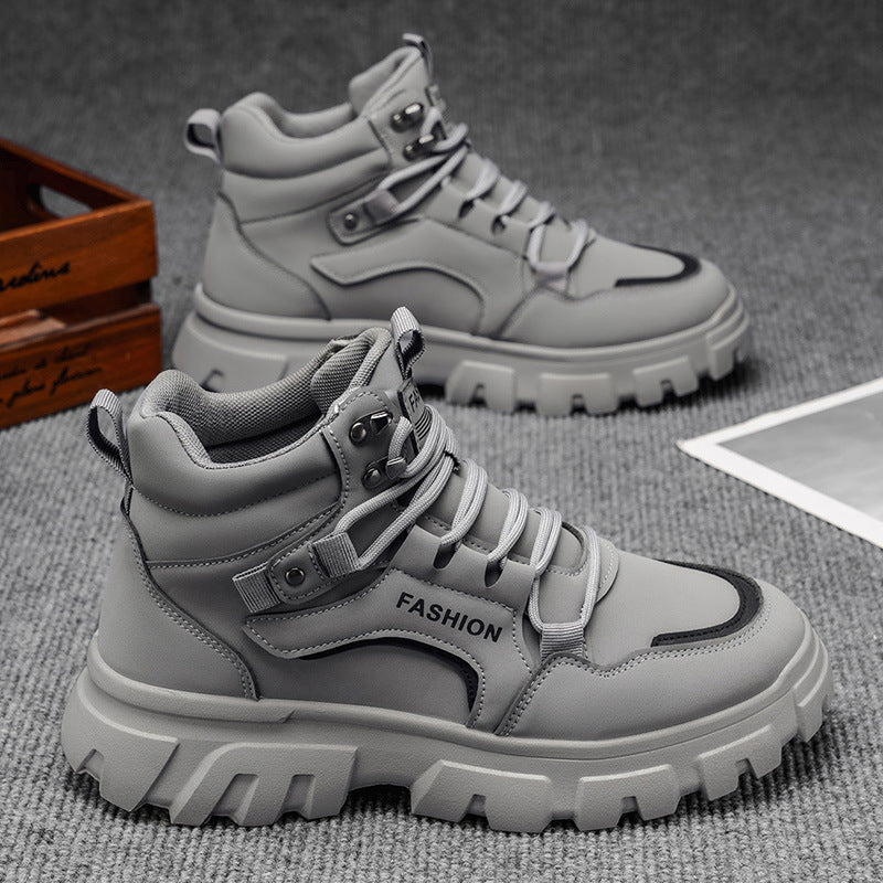 Kvinnors High-Top Sneakers Trendig Design 7