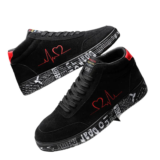 Kvinnors High-Top Sneakers Urban Stil 0