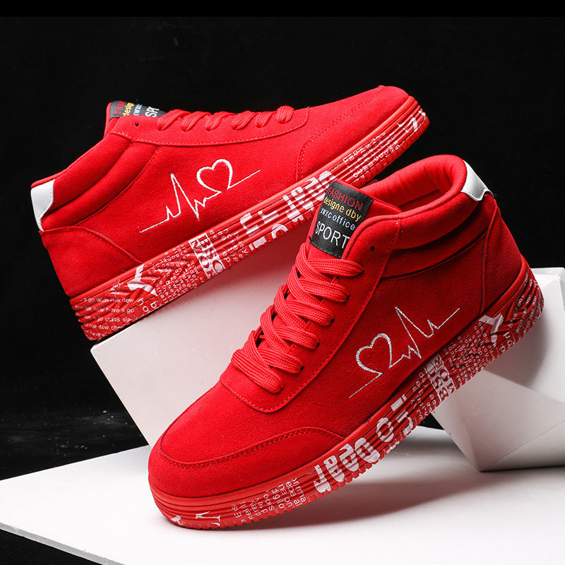 Kvinnors High-Top Sneakers Urban Stil 6