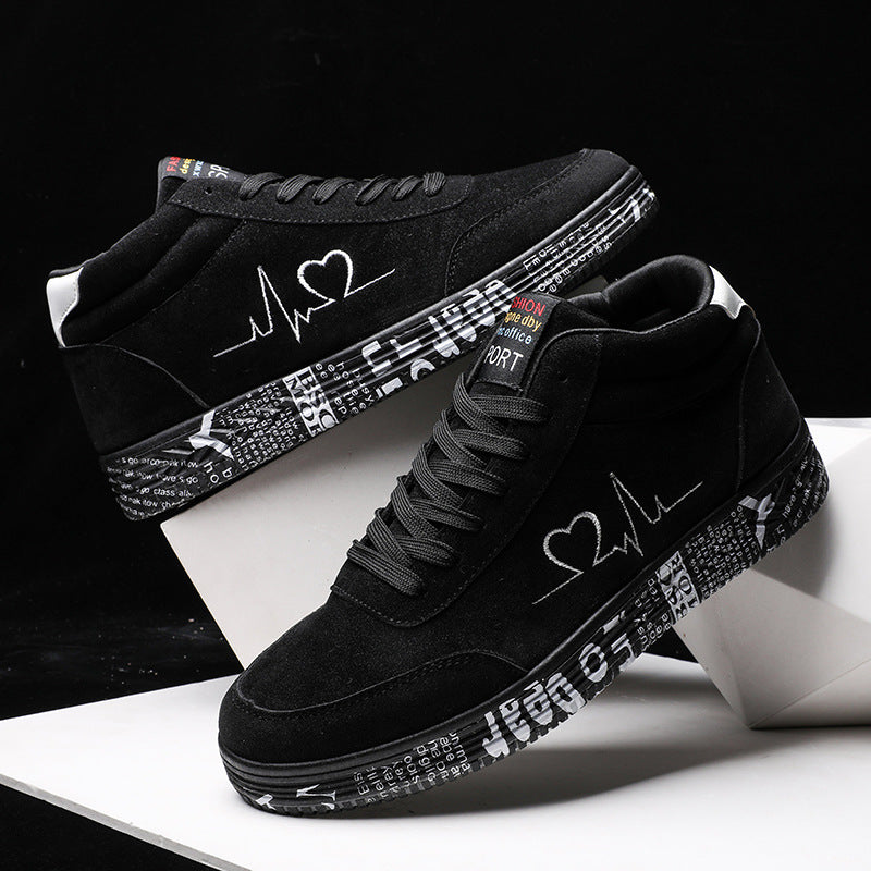 Kvinnors High-Top Sneakers Urban Stil 7