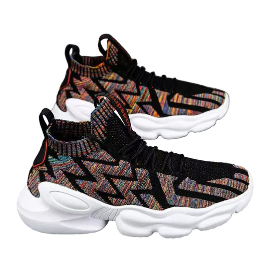Kvinnors Höga Sneakers Med Innovativ Design 0