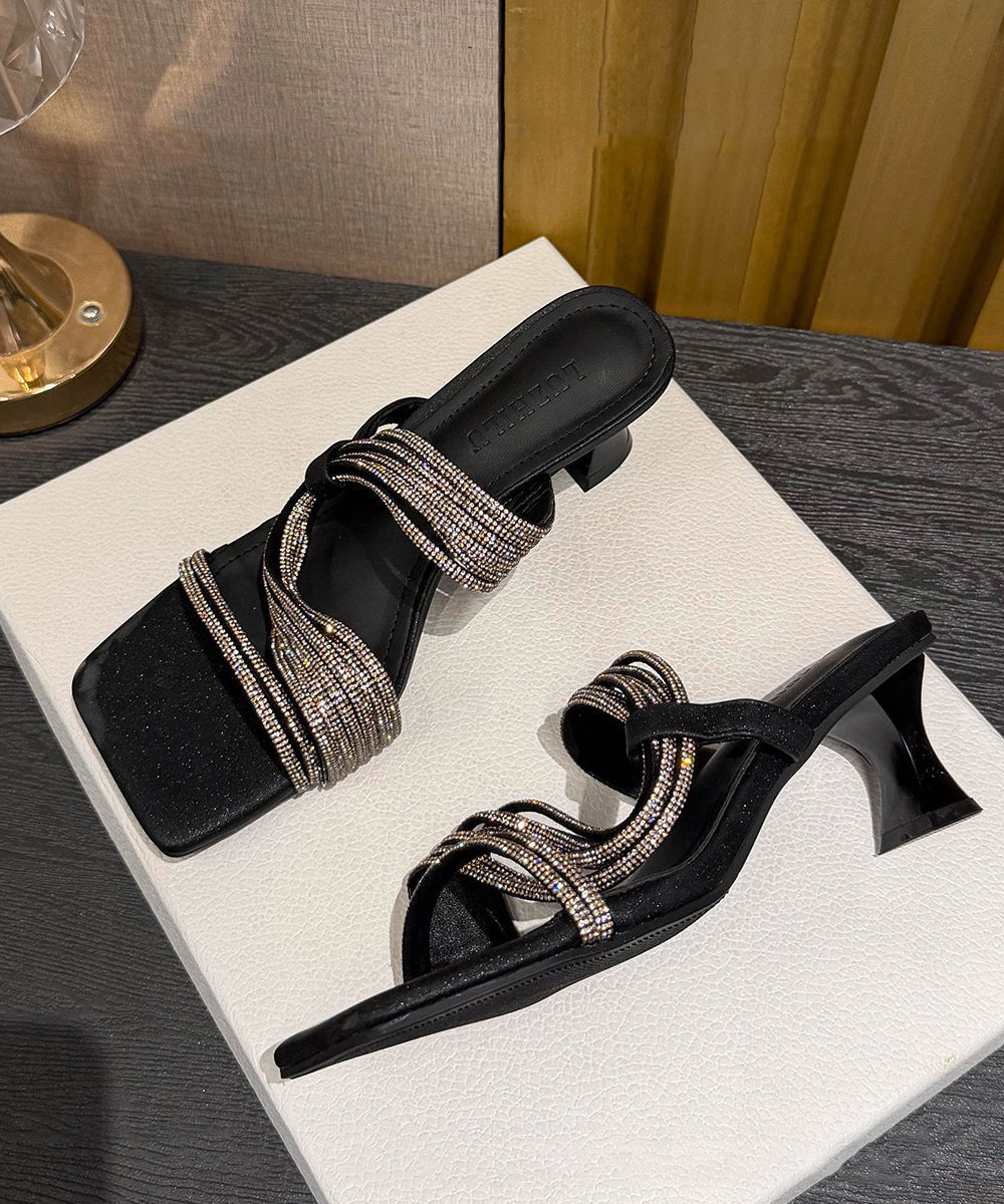 Kvinnors Högklackade Sandaler Boho Stil 2
