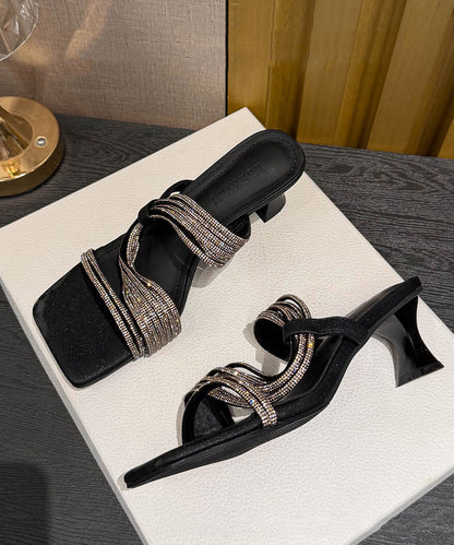 Kvinnors Högklackade Sandaler Boho Stil 2