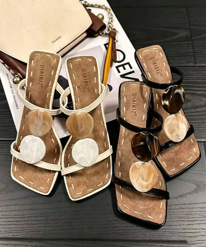 Kvinnors Högklackade Sandaler Tidlös Design 2