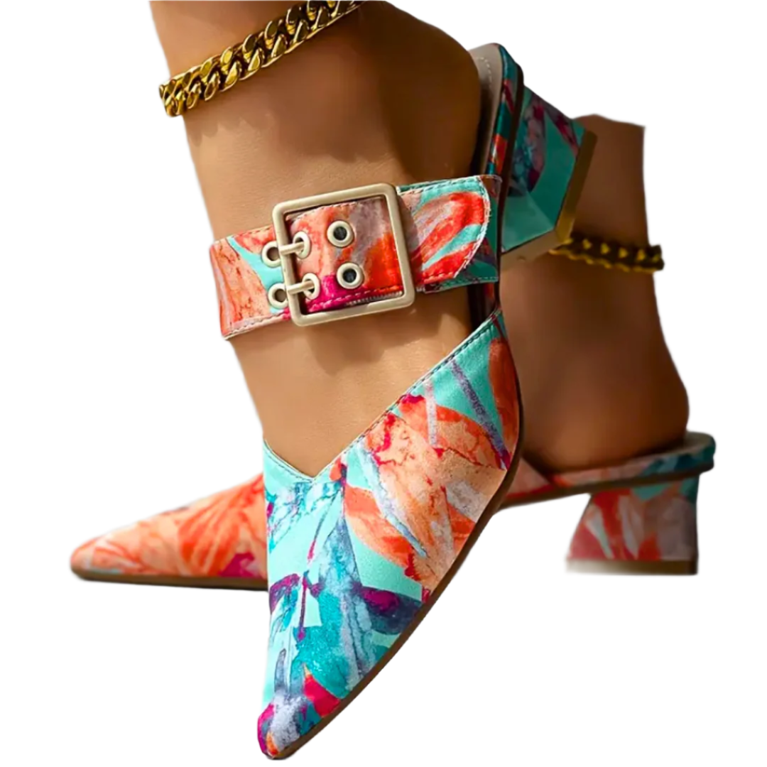 Kvinnors Högklackade Skor Trendig Design 3