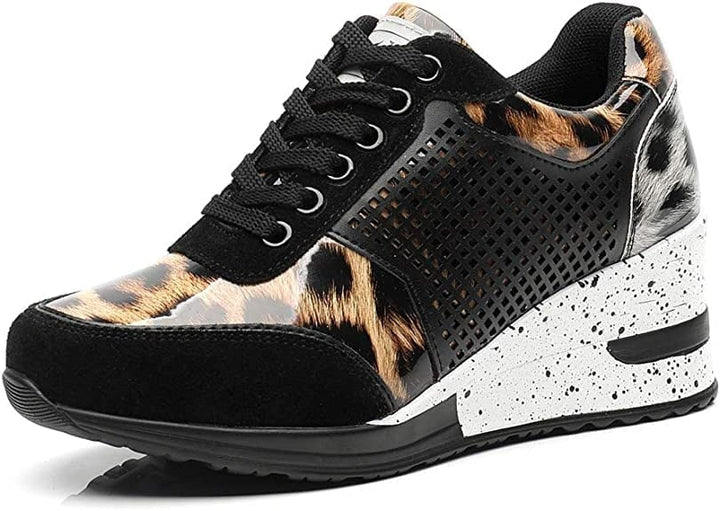Kvinnors Högklackade Sneakers med Kilklack 6