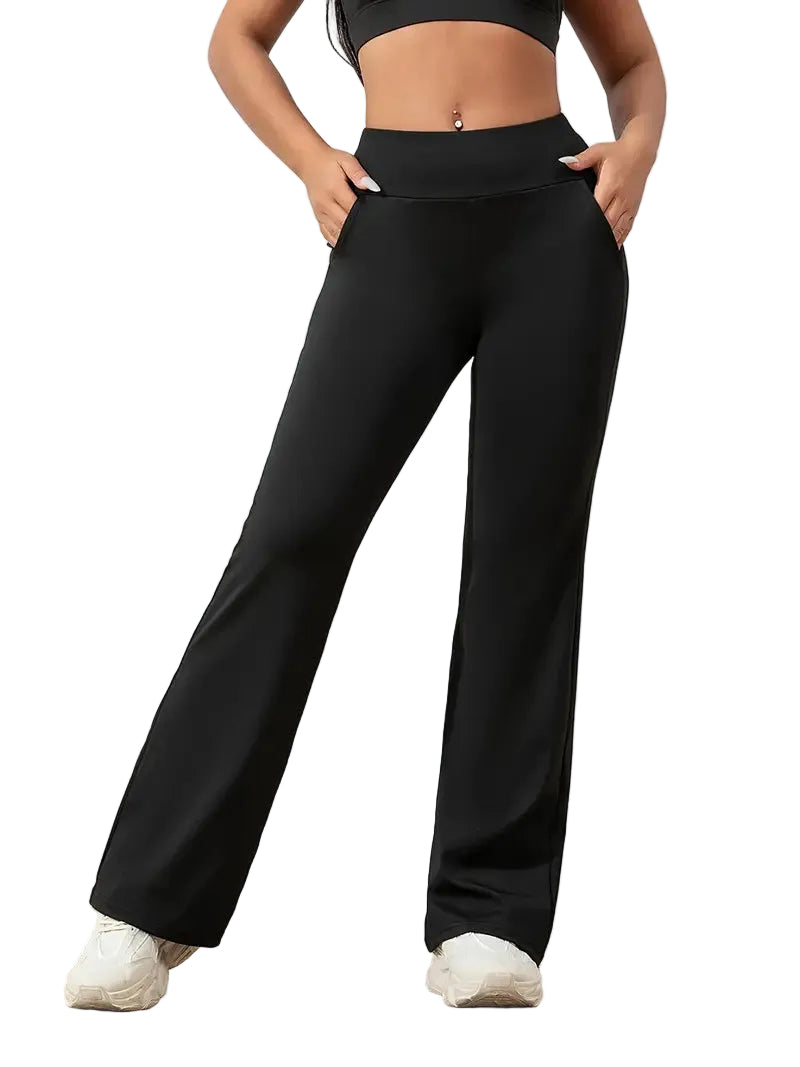 Kvinnors Högmidjade Leggings Sportig Stil 0