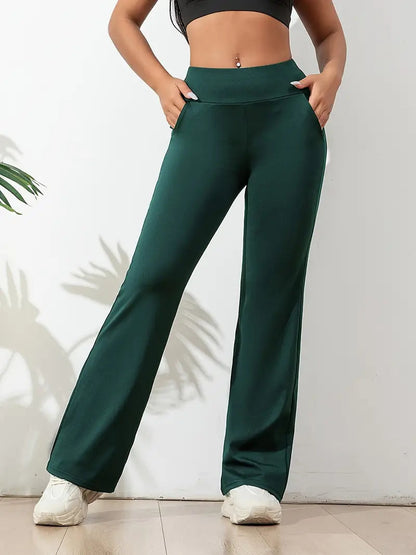 Kvinnors Högmidjade Leggings Sportig Stil 4