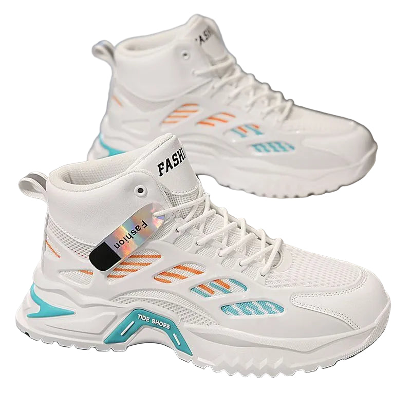 Kvinnors Högtoppade Sneakers Trendig Design 0