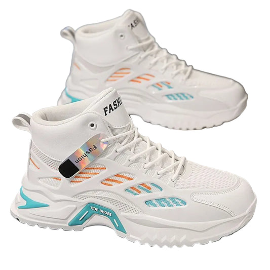 Kvinnors Högtoppade Sneakers Trendig Design 0