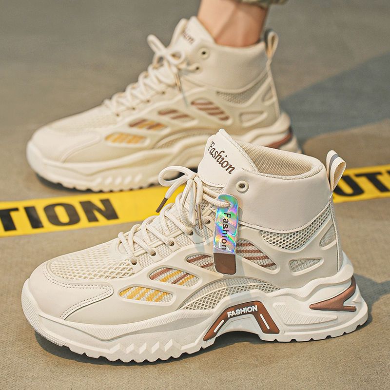 Kvinnors Högtoppade Sneakers Trendig Design 3