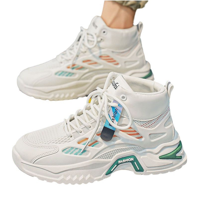 Kvinnors Högtoppade Sneakers Trendig Design 4