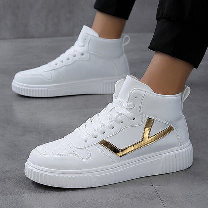 Kvinnors Högtopps Sneakers Trendig Design 2