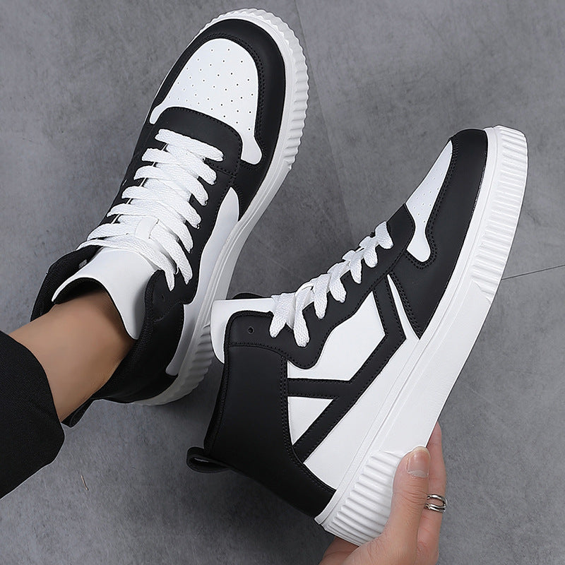 Kvinnors Högtopps Sneakers Trendig Design 6