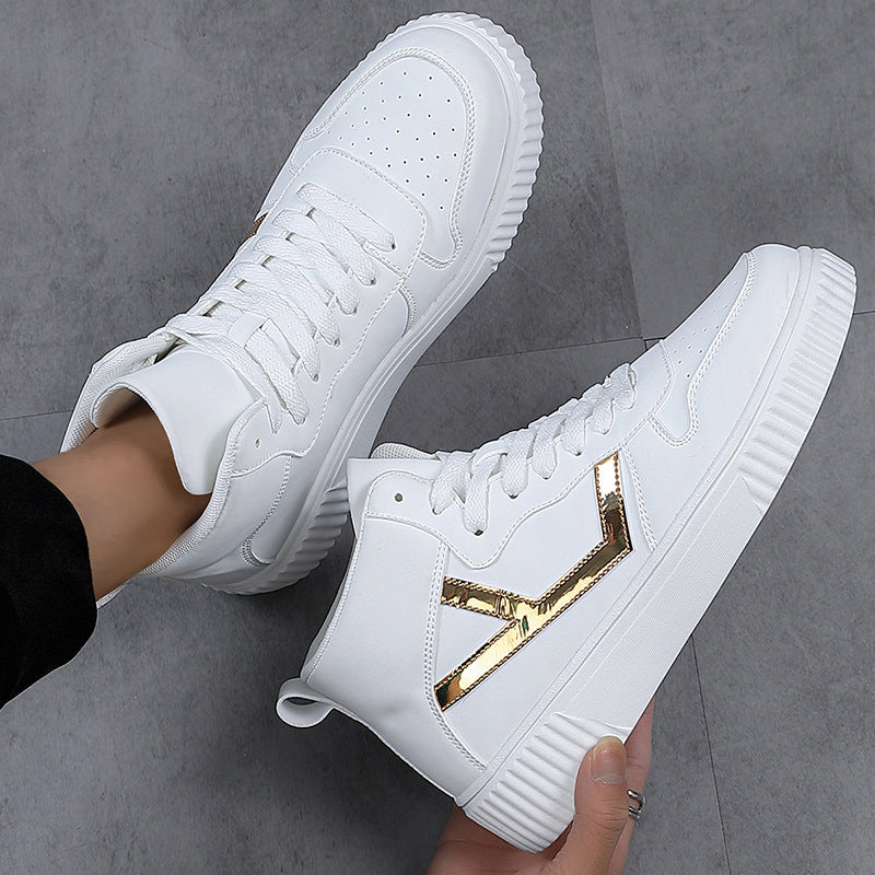 Kvinnors Högtopps Sneakers Trendig Design 7