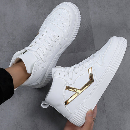 Kvinnors Högtopps Sneakers Trendig Design 7