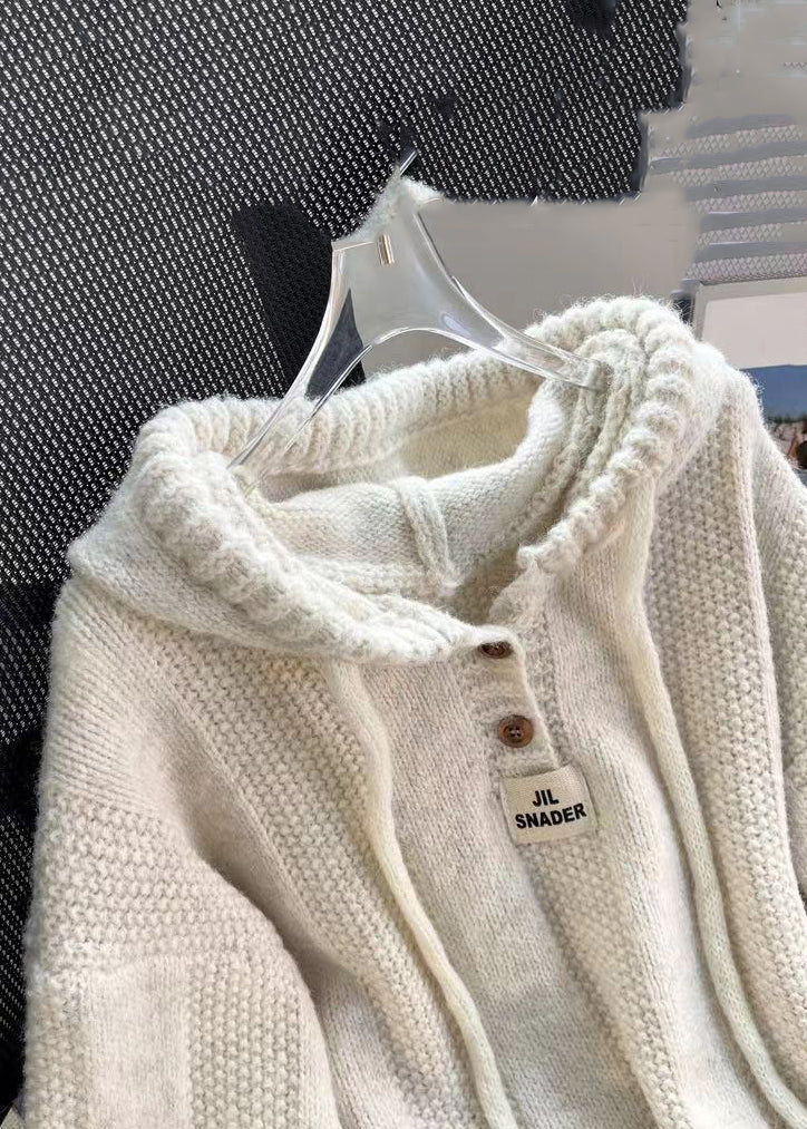 Kvinnors Hooded Patchwork Tröja 2