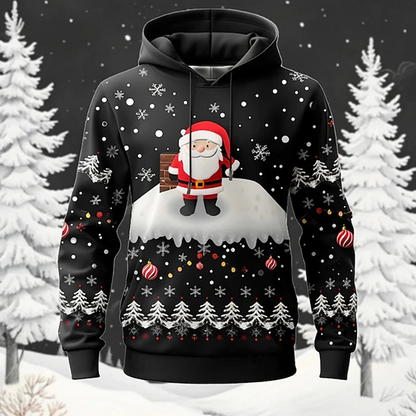 Kvinnors Hoodie Lekfull Design 4