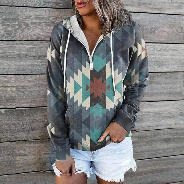 Kvinnors Hoodie Trendig Design Mångsidig Stil 2