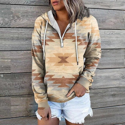 Kvinnors Hoodie Trendig Design Mångsidig Stil 3