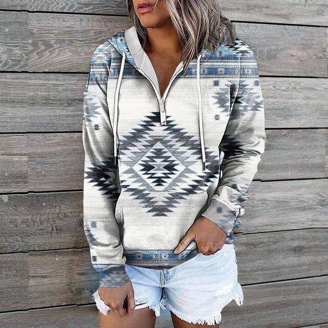 Kvinnors Hoodie Trendig Design Mångsidig Stil 8
