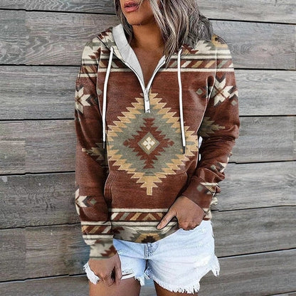 Kvinnors Hoodie Trendig Design Mångsidig Stil 9