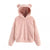 Kvinnors Hoodie med Huva och Kaninöron 13