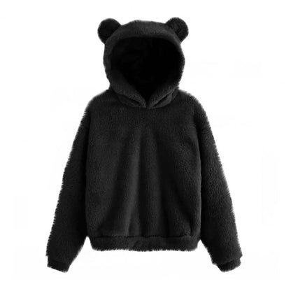 Kvinnors Hoodie med Huva och Kaninöron 4