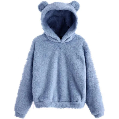 Kvinnors Hoodie med Huva och Kaninöron 5