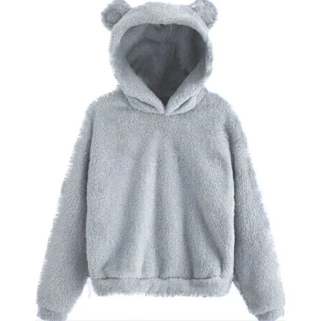 Kvinnors Hoodie med Huva och Kaninöron 6