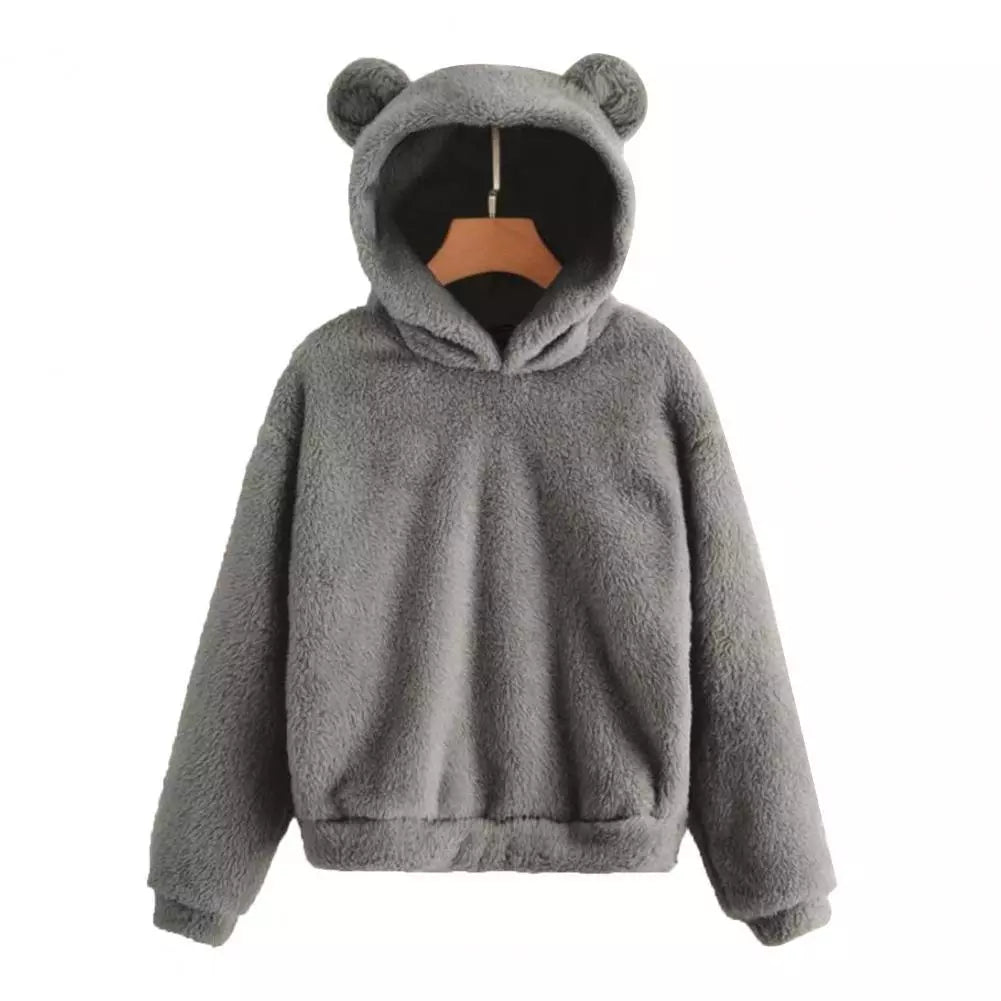 Kvinnors Hoodie med Huva och Kaninöron 7