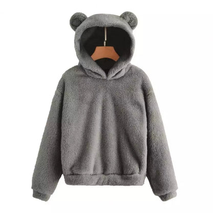 Kvinnors Hoodie med Huva och Kaninöron 7