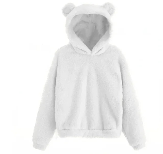 Kvinnors Hoodie med Huva och Kaninöron 8