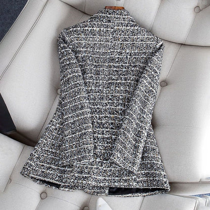 Kvinnors Höstblazer i Tweed 3
