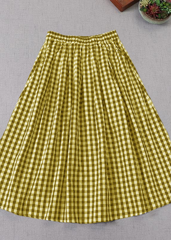 Kvinnors Höstkjol med Rynkiga Fickor 5