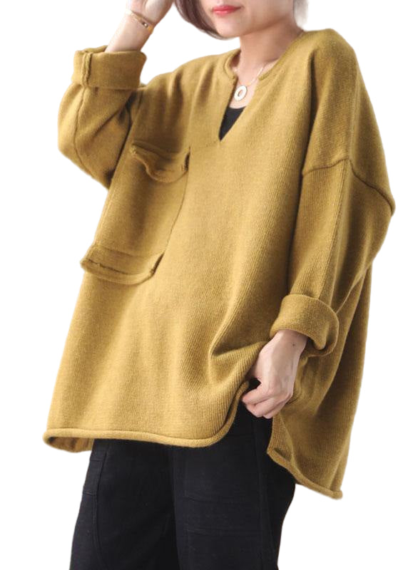 Kvinnors Hösttopp med Fickor Loose Fit 0