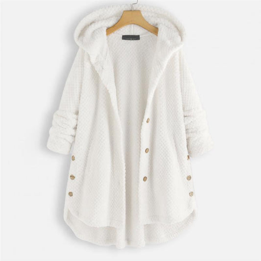 Kvinnors Huvjacka Oversized Med Mjuk Struktur 0
