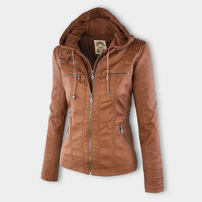 Kvinnors Huvjacka Urban Stil Modern 1