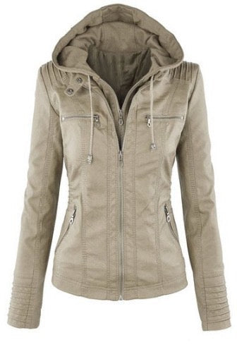 Kvinnors Huvjacka Urban Stil Modern 10
