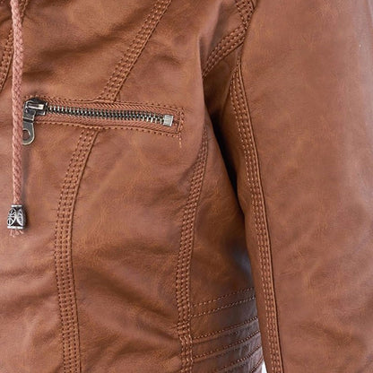Kvinnors Huvjacka Urban Stil Modern 3