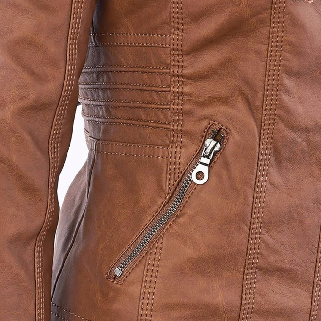 Kvinnors Huvjacka Urban Stil Modern 4