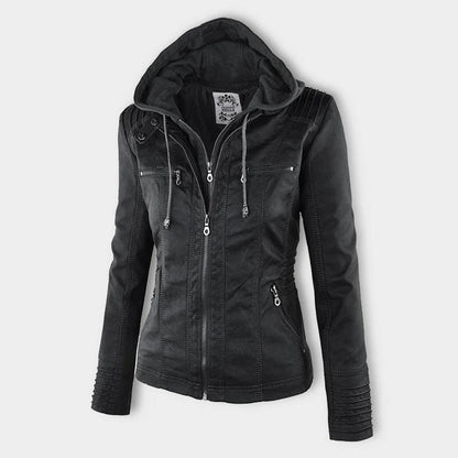Kvinnors Huvjacka Urban Stil Modern 7