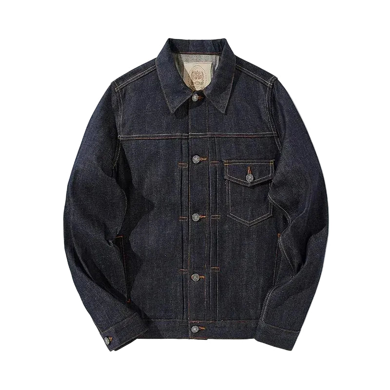 Kvinnors Jeansjacka Boxig Stil med Metallknappar 0
