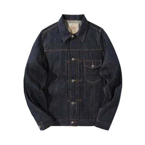 Kvinnors Jeansjacka Boxig Stil med Metallknappar 0
