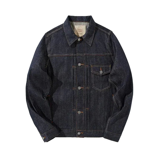 Kvinnors Jeansjacka Boxig Stil med Metallknappar 0