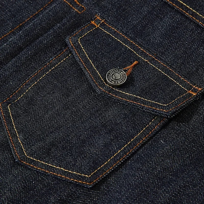 Kvinnors Jeansjacka Boxig Stil med Metallknappar 3