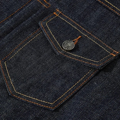 Kvinnors Jeansjacka Boxig Stil med Metallknappar 3